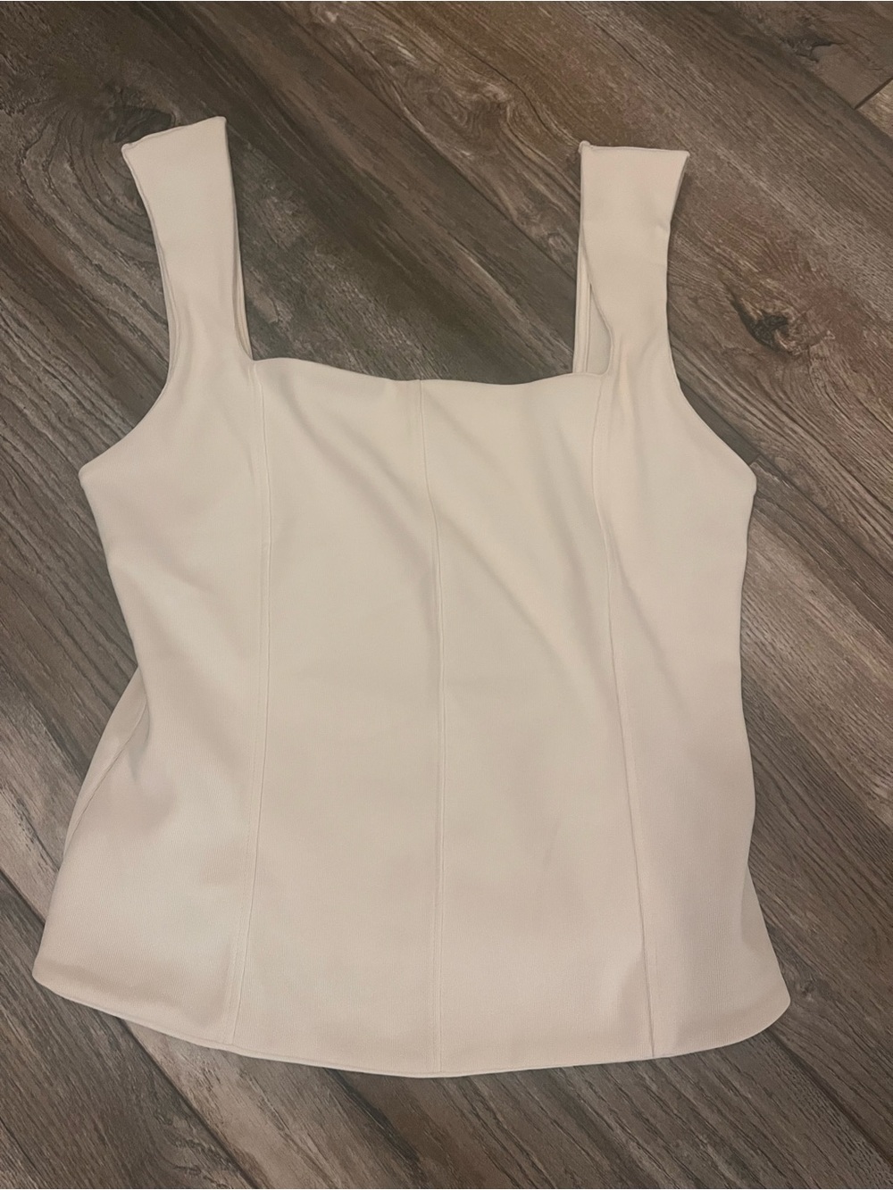 H&M Cream Square-Neck Camisole